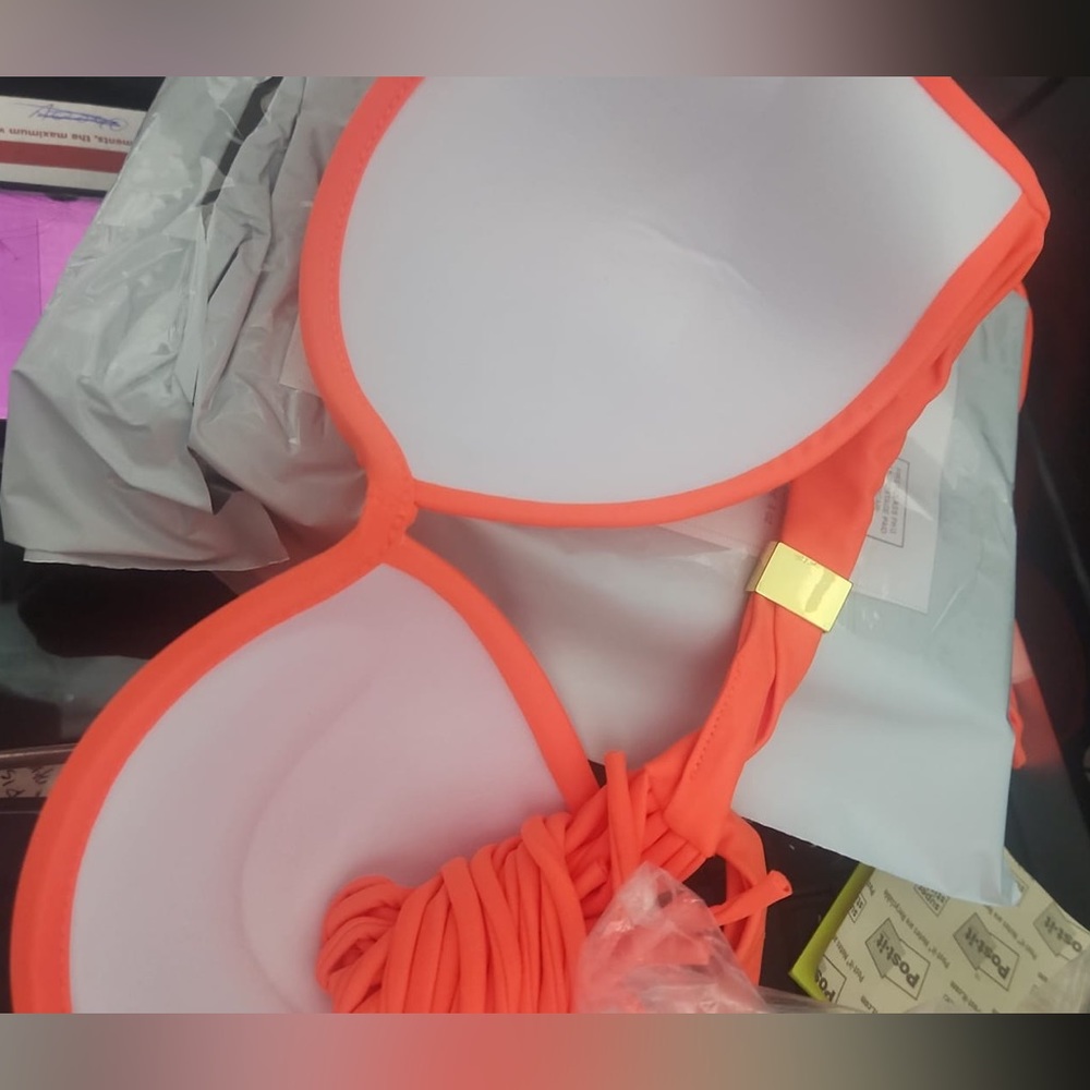 GODDESS ENHANCER PUSH UP BIKINI padded Orange sexy - Picture 5 of 5